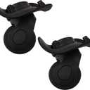1 Pair Luggage Suitcase Wheel, A08 Trunk Luggage Wheel Spare Part (W041-2 Small) Plastic 360 Swivel Universal Wheel Replacement Luggage Wheel for suitcases/Draw Bar Box