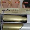 Shark Glam Ceramic & Powerful Air Styling & Drying System, with Silki Straightener & Shark Glossi Air Glosser, for Drying, Curling, Straightening & Glossing, Gold, HD6051S (Straight & Wavy Hair)