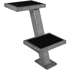 Extreme Max 3006.6812 Galvanized Trailer Tongue Step - Double