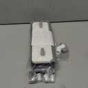 4-in-1 Baseboard Cleaning Tool with Handle 5 Reusable Pads 1 Stiff Bristle Brush Carpet Rake for Pet Hair Removal Baseboard Cleaner Carpet Windows Wall Floor Bathroom Kitchen