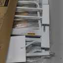 Regalo Safety 29-38.5" Baby Gate for Doorways & Bottom of Stairs, Pressure Mounted Baby Gate with Door for Babies, Toddlers & Pets, Tested & Safe for 30 Years, American Designed, American Owned, White