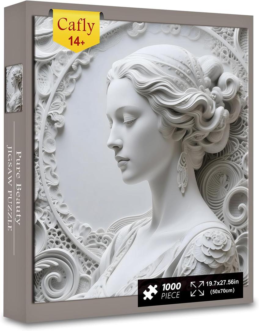 Jigsaw Puzzles 1000 Pieces for Adults - Challenging Fun Puzzles Stunning Art Wall Decor, Gift for Adult Puzzle Lovers, Pure Beauty