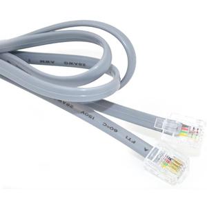 NEORTX RJ11 to RJ11 Cable 3ft, 1 Meter Phone Cord Telephone Line Extension Cord Cable Wire Male to Male RJ11 6P4C Modular Plug for Landline Telephone Fax Machine (Grey)