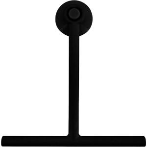 Splash Home Jasmine Eco-Friendly Shower Squeegee, Black (9" x 8.5")