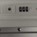 VentureVault Carry On Luggage 22x14x9 Airline Approved Aluminum Frame, 20 Inch Hard Shell Carry On Luggage, Suitcase Carry-on Zipper less Luggage, TSA Approved (White)