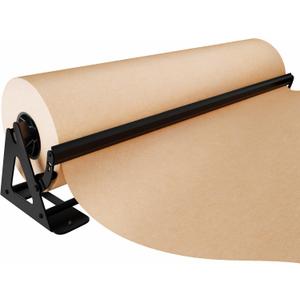 DIY Crew 36 Inch Paper Roll Dispenser and Cutter - Heavy-Duty Wall Mountable, Non-Slip Tabletop - Kraft, Freezer, Butcher Paper - Up to 1000ft Rolls
