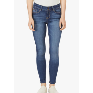 WallFlower Women's Ultra Fit Mid-Rise Insta Soft Denim Juniors Jeans, 14W