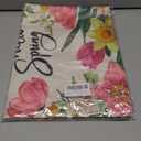 Hello Spring Tulips Daffodils Garden Flag 12x18 Inch Double Sided Outside, Small Burlap Floral Butterfly Seasonal Yard Outdoor Flag
