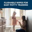 Cottonelle Fragrance Free Flushable Wet Wipes, Adult Wet Wipes, 8 Flip-Top Packs, 42 Wipes Per Pack