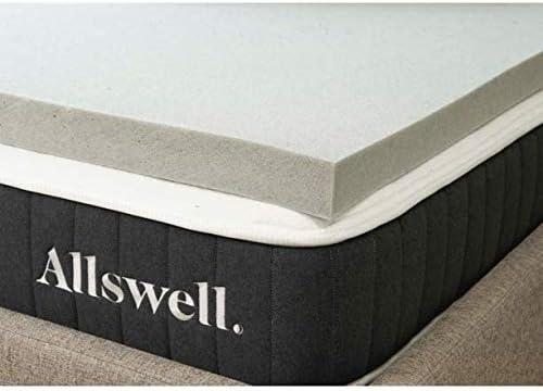 3" Memory Foam Mattress Topper Infused with Graphite, King Used 3" Memory Foam Mattress Topper Infused with Graphite, King Used
