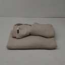 PHF 100% Cotton Waffle & Muslin Blanket Queen Size, Soft Breathable Luxury 400GSM Versatile Reversible Bedding for Bed, Great for Layering in Cold Weather, Home Decor Gift, 90" x 90", French Oak