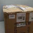 52"Tropical Ceiling Fans with Lights, Indoor Palm Leaf Ceiling Fan with Light and Remote for Living Room Bedroom, ABS Blades, Dimmable LED Lights, 6 Speeds, Adjustable Height-Light Wood Grain