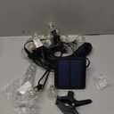 Lakumu 34FT G40 Solar String Lights, Globe Outdoor String Lights with 15 E12 Waterproof LED Bulbs, 2700K Shatterproof Patio Lights, Solar Powered Hanging Lights