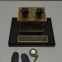 Lighthouse Christian Products Ark of The Covenant Antique Gold Tone 4.5 x 7 Hand-Cast Resin Mounted Sculpture