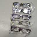Kerecsen Reading Glasses 5 Pairs Fashion Ladies Readers Spring Hinge with Pattern Print Eyeglasses for Women (Mix Color -2, 3.00)