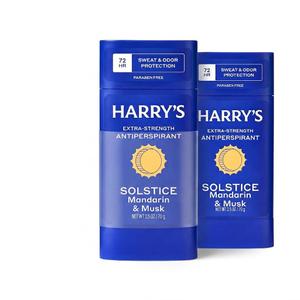 Harry's Extra-Strength Antiperspirant Deodorant for Men - Solstice - (2 Pack) 2.5 oz - 72-Hour Sweat and Odor Protection