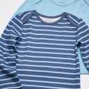 Hanes Baby Long Sleeve T-shirt, Ultimate Flexy Knit Tee for Boys & Girls, 4-Pack (White)