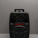 iLive Electronics Wireless Tailgate Party Speaker, LED Light Effects, Built-in Rechargeable Battery, Black (ISB380B)