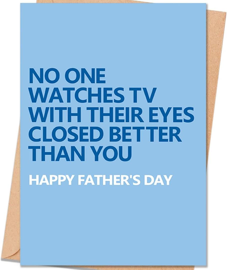 7 x Fathers Day Card Gift for Dad, Fathers Day Card from Son Daughter