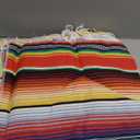 Tatuo 6 Pieces Mexican Table Runner Serape Fiesta Centerpieces Mexican Shawl for Theme Party Decoration Cinco De Mayo Fiesta Birthday Party (Mixed Color)