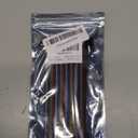 40pcs 30 cm (12 inch) Female to Male Multicolored Dupont Wire Breadboard Jumper Ribbon Cables Compatible with Arduino Projects(F/M)