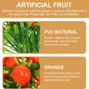 BESTOYARD Realistic Artificial Fruit 4 Pcs Faux Strawberry Bunches for Home Desk Office Decor Lifelike Faux Fruit Ornaments Seasonal Everyday Decoration 12.6 X 3.5 X 4.7 Inches