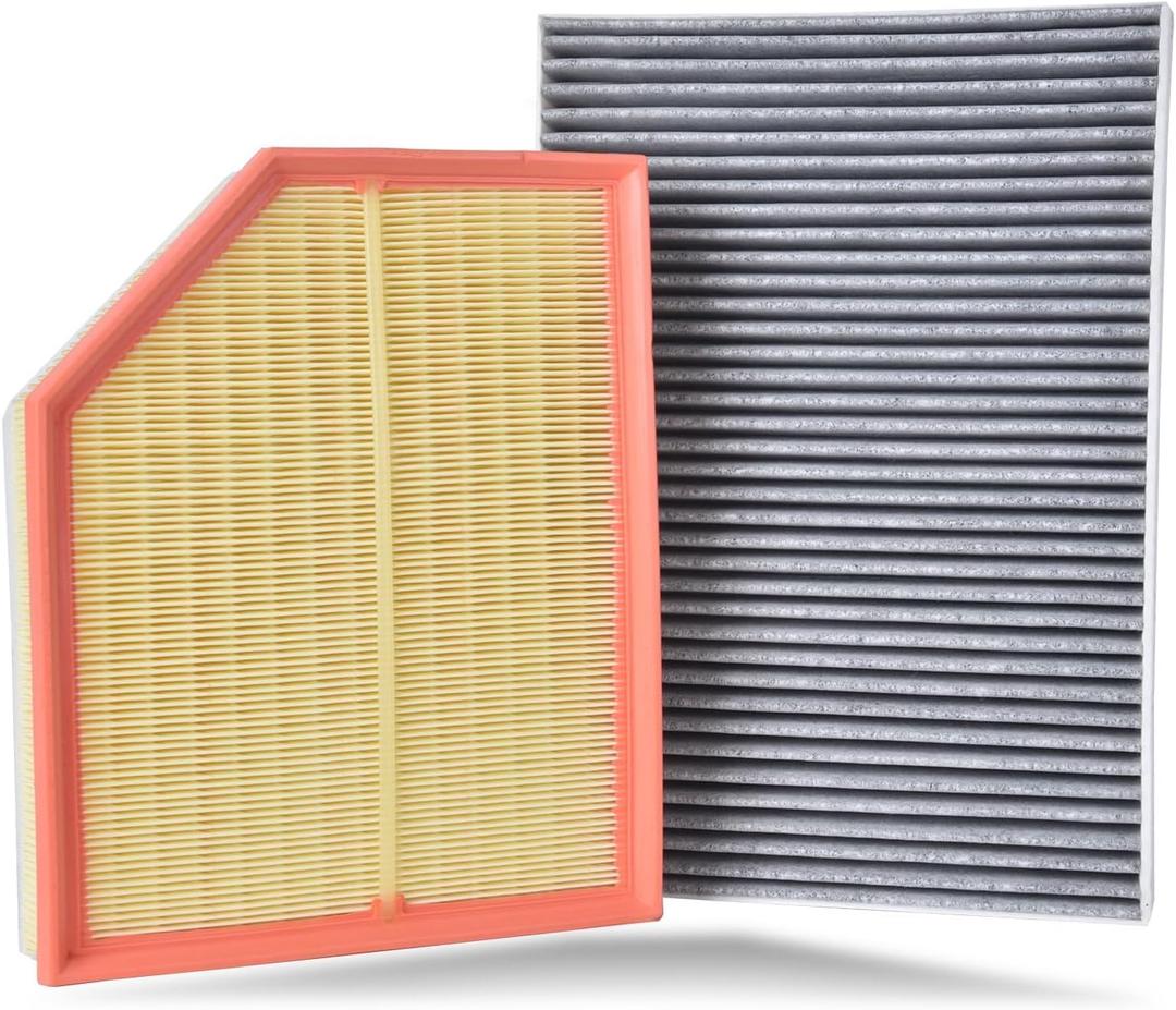 Engine & Cabin Air Filter for Volvo XC60 & V90 Cross Country 2018-2025, XC90 2016-2026, S60 2019-2025, S90 2017-2025, V60 2021-2025, V60 Cross Country 2024-2025, V90 2018-2023;Replace CA12077 31407748