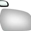 WLLW Mirror Glass fit for Audi A3 A4 A5 Quattro S4 S5 RS5 Passenger Side Only Right Convex Replacement Glass with Adhesive