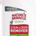 Natures Miracle Stain & Odor Remover, Tough on Dog Urine, Feces, Vomit, Drool and Other Organic Stains and Odors, 170 fl oz Refill