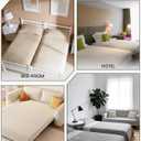 Upgraded 3-In-1 Bed Bridge Twin to King Converter, Split King Gap Filler for Adjustable Bed with Fitted Sheet, for King Size Mattresses, Mattress Connector to Close Gap, No-Slip Mattress Bridge, White