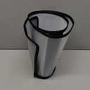 Supet Dog Cone Collar Adjustable After Surgery, Comfortable Pet Recovery Collar & Cone for Large Medium Small Dogs, Elizabethan Dog Neck Collar Plastic Practical (L(Neck: 14.0~17.5"), White)