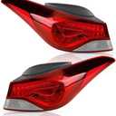 Halogen Tail Light Compatible with 2014 2015 2016 Hyundai Elantra 4-door