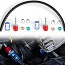 800-673 A/C Line Splice Connector Splicer Coupler Kit for 5/16" Line with No.6 Hose - Heavy-Duty Easy Install AC Air Conditioning Line Repair Kit