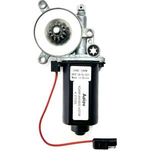 373566 RV Awning Motor Replacement Universal Black Connector Motor Compatible with Solera Power Awnings Motor