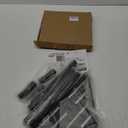 Corner Shower Stool for Inside Shower - 15.5in Shower Foot Rest with Storage Shelf, Stainless Steel Shower Stool for Shaving Legs, Bathroom Bench Suitable for Small Shower Spaces, Black