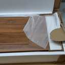 Fluted Console Table, Wooden Sofa Table with Storage and Drawers, Behind Couch Table Modern Entryway Table for Entrance, Hallway, Living Room, Brown