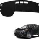 Dash Cover for Nissan Rogue 2025 2024 2023 2022 2021 Dashboard Cover Mat, Sunshade Non-Slip Center Console Sunshield Protector Mat Pad