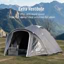 EchoSmile 4 Person Tent for Camping Waterproof Family Tent with Vestibule