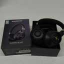 Monster Persona SE ANC Active Noise Cancelling Headphones, Over Ear Bluetooth Headphones Wireless, 60H Playtime, HiFi Stereo Audio, Deep Bass, Built-in Mic, Memory Foam Ear Cups for Home (Black)