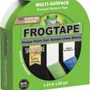 FrogTape Multi-Surface Painters Tape with PAINTBLOCK, 1.5 Inch Wide (1.41 In. x 60 Yds), Medium Adhesion, Green, 1 Roll (1358465)