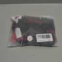 Lilosy Sexy Stocking Garter Belt Bows Floral Lace Babydoll Corset Push Up Teddy Lingerie Set with Panty (3X-Large)