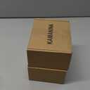 KAMANINA Replacement Finials for 1 or 7/8 Inch Curtain rods, Twisted Cage, M6 Screw Rod Ends, Ivory White, 4pcs