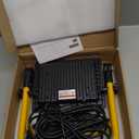 50W LED Flood Work Light 5500LM, 5000K Portable Construction Light with 16.5FT Cord & Switch, Adjustable Stand for Garage Workshop Job Site Repair, IP66 Waterproof