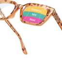 VISOONE Progressive Multifocal Reading Glasses Spring Hinge Blue Light Blocking for Women and Men readers YALE (Coco Tortoise)