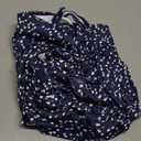 Eomenie Women's One Piece Swimdress Swimsuit with Drawstring Tummy Control Bathing Suits Push Up Swim Dresses with Bottom (Medium, Dark Blue Dots)