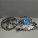 BEESTAR Stand Metal Fan for Bedroom,Oscillating Pedestal Fan with 3-Speed, Adjustable Height,Standing Floor Fan for Living Room, Bedroom, Kitchen, and Home Office,Black