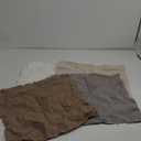 MIULEE Neutral Linen Pillow Covers Pack of 4 Decorative Natural Solid Throw Pillow Covers Soft Accent Boho Farmhouse Couch Pillowcases Modern Home Decors for Living Room Bed Sofa 18x18 Inch