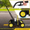 GADFISH Heavy Duty Striping Line Marking Machine, Compatible with Inverted Marking Spray Paint, Parking Lot Striping Machine for Fast and Accurate Marking, Line Striper - Black