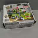 2-in-1 Light-Up Dino Truck Toy Set  Motorized Ferris-Wheel Ramp & Stunt Car, Music LED Effects, STEM Take-Apart Build Play, Dinosaur Gift for Toddlers Boys Girls Ages 3-8(Tyrannosaurus)