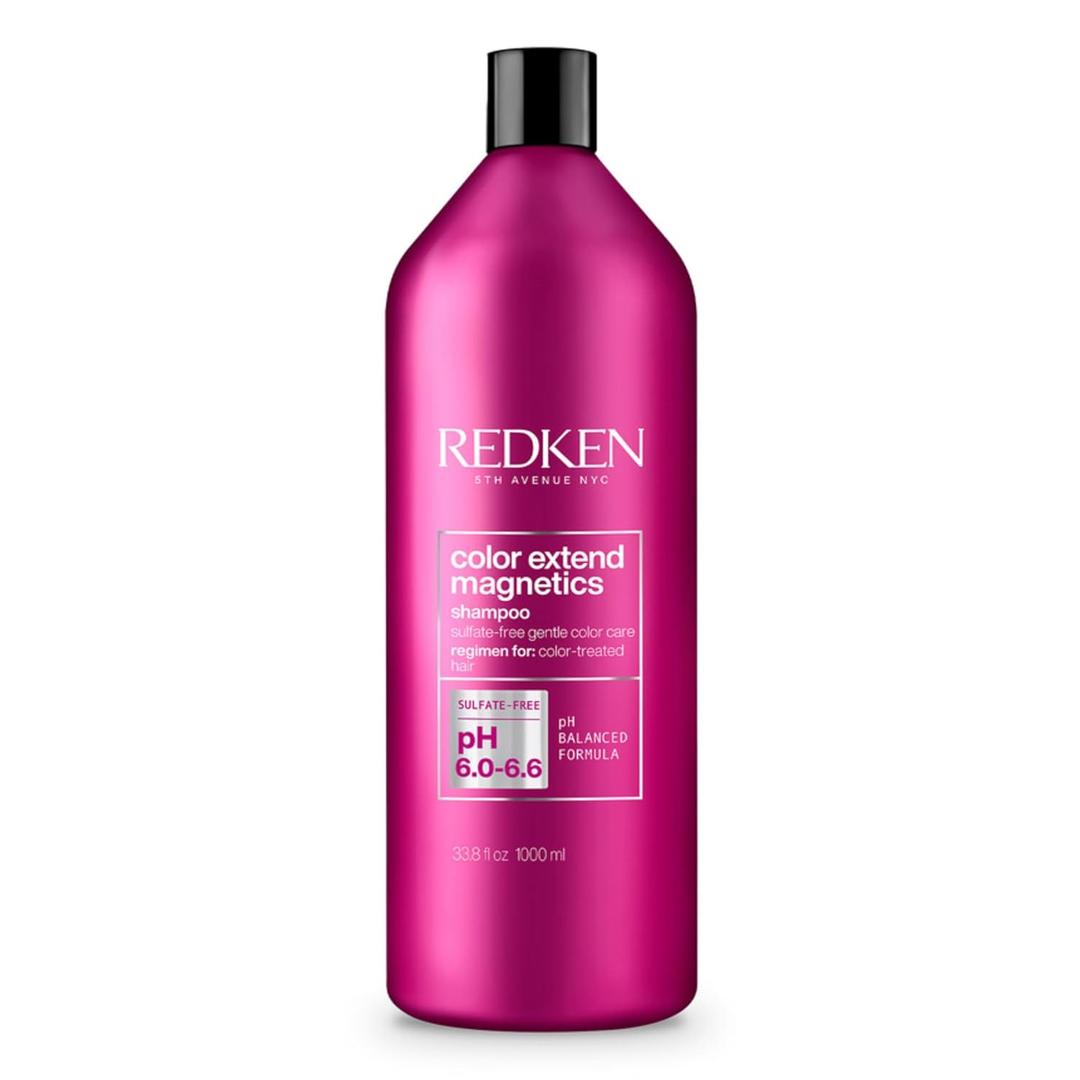 Redken Color Extend Magnetics Shampoo For Color-Treated Hair - Gently Cleanses & Protects Color, With Amino Acid, Sulfate-Free Shampoo (33.8 Fl Oz (Pack of 1))